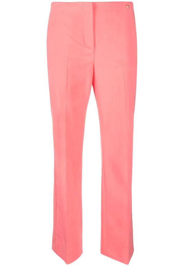 Versace utsvängda finbyxor - Rosa