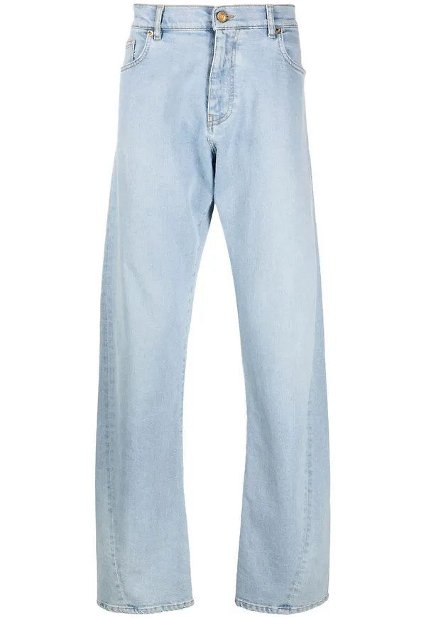 Versace wide leg-jeans - Blå