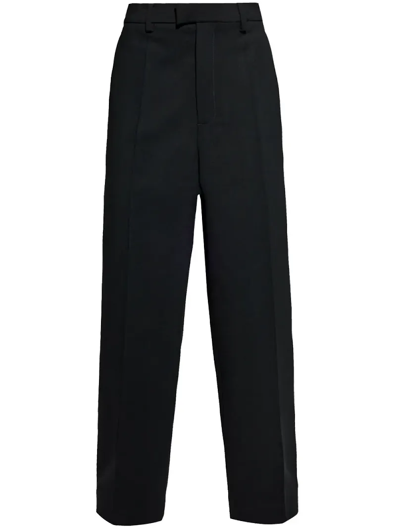 VETEMENTS byxor med vida ben - Svart