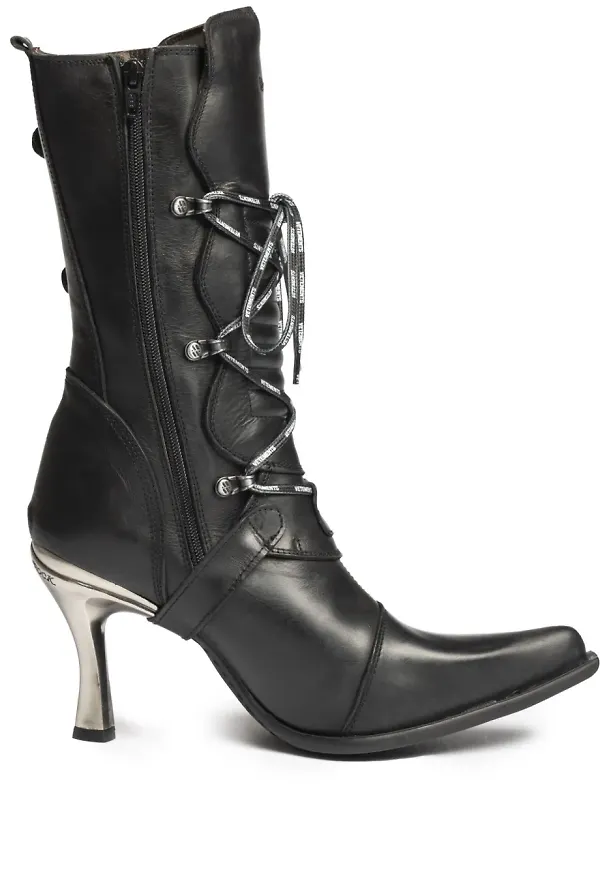 VETEMENTS x New Rock Rockstar stövlar 90 mm - Svart