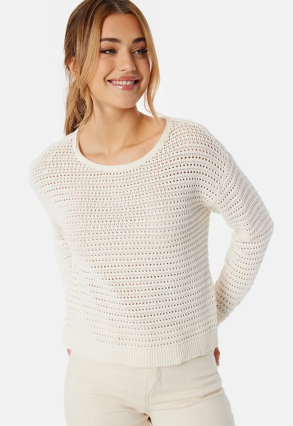 Vibellisina Boatneck L/S Knit Top