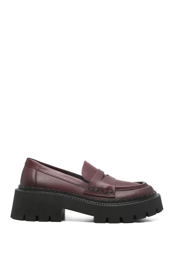 Vic Matie platåloafers med klack - Röd