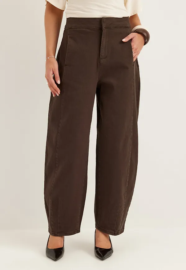 Vichia Hw Barrel Jeans
