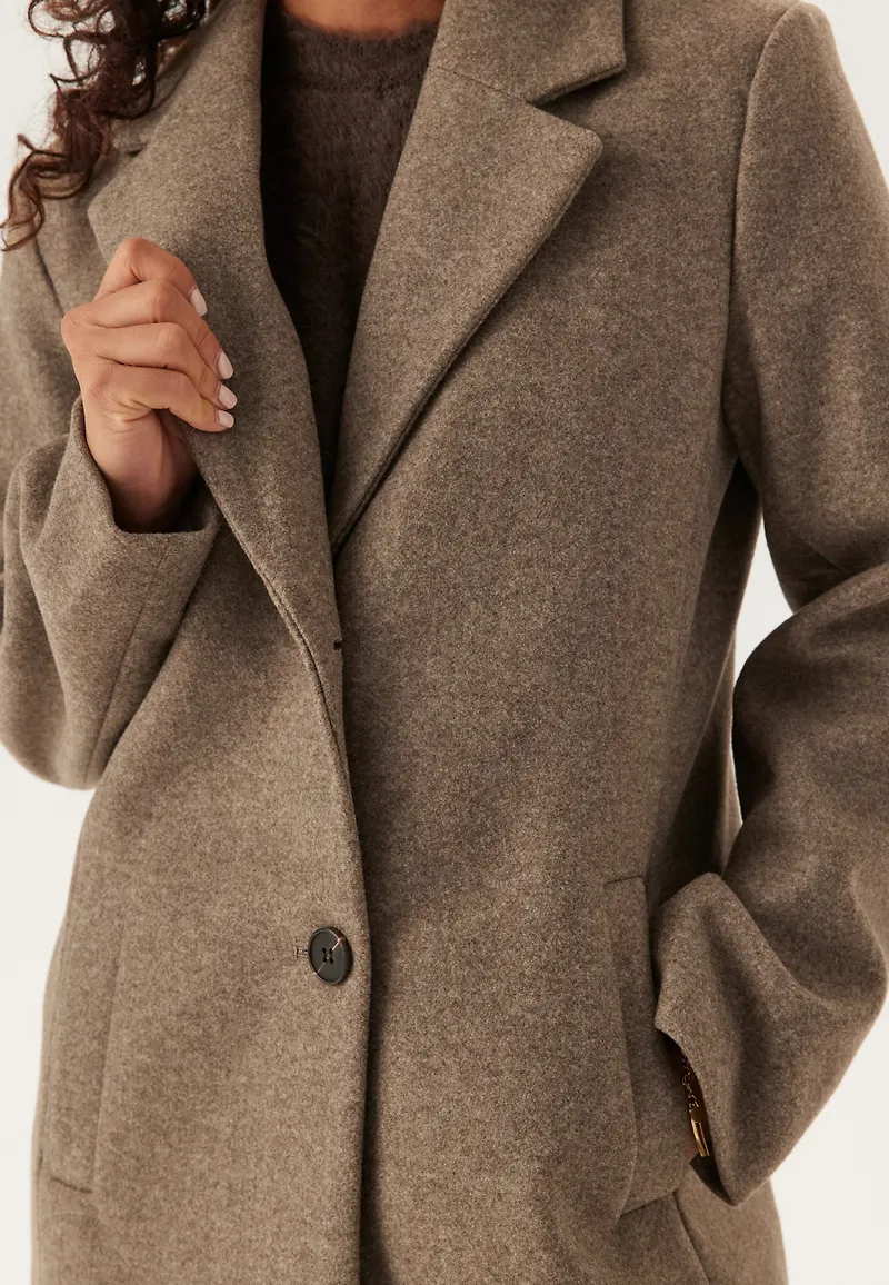 Viclaudia Button Coat