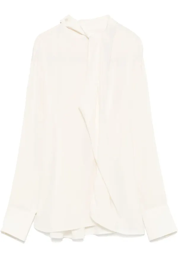 Victoria Beckham sidenblus - Neutral