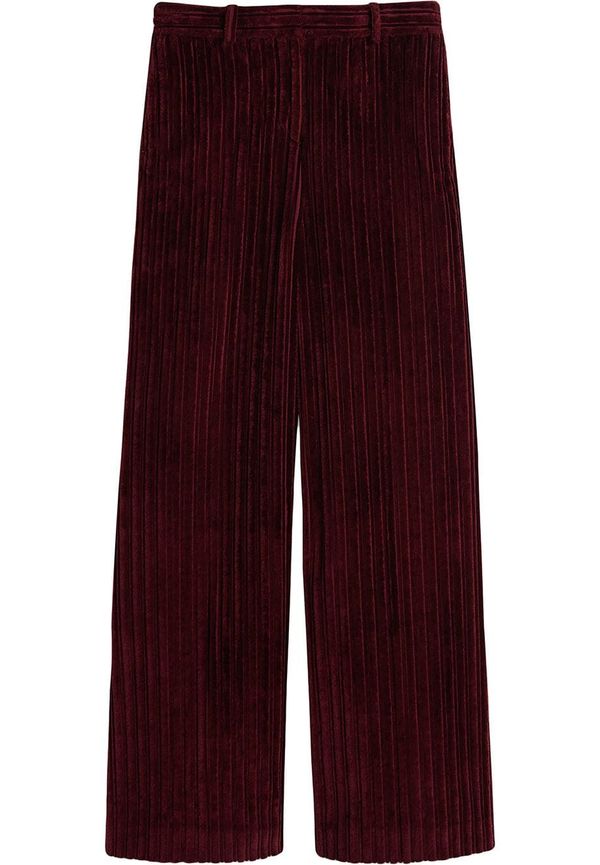 Victoria Victoria Beckham manchesterbyxor i palazzo-modell - Röd
