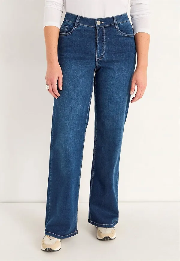 Vida, långa jeans med hög midja Renata