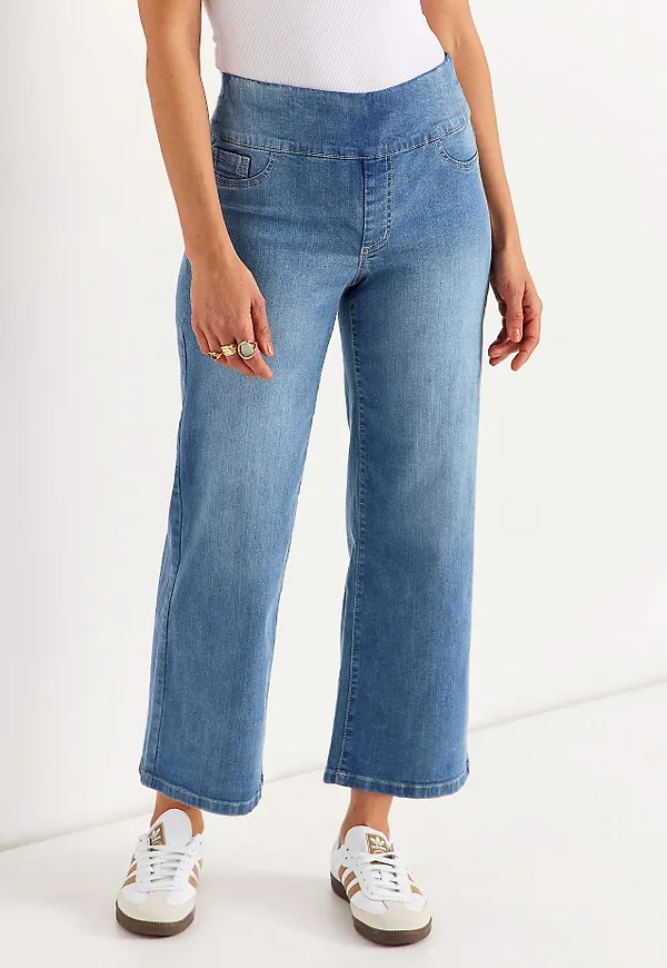 Vida ankellånga jeans med hög midja Elisa
