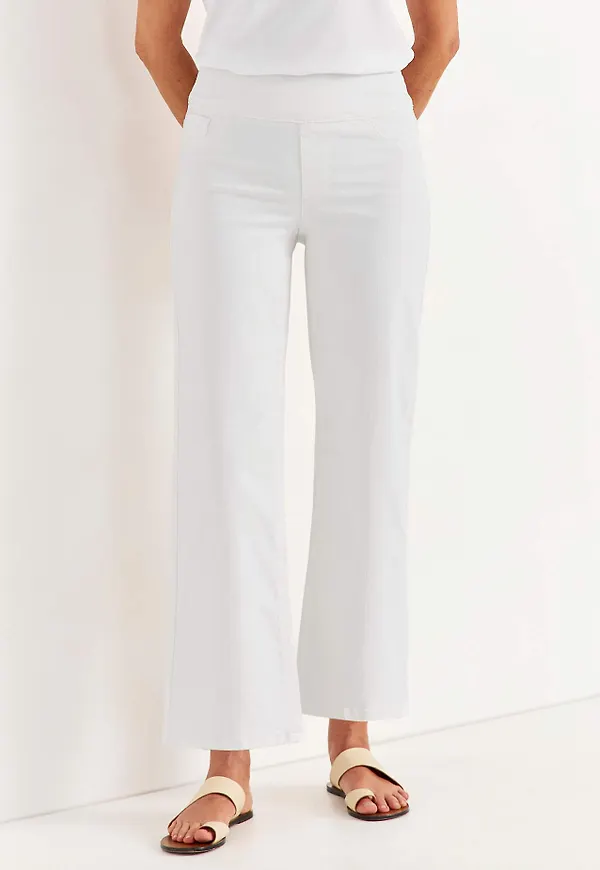 Vida ankellånga jeans med hög midja Elisa