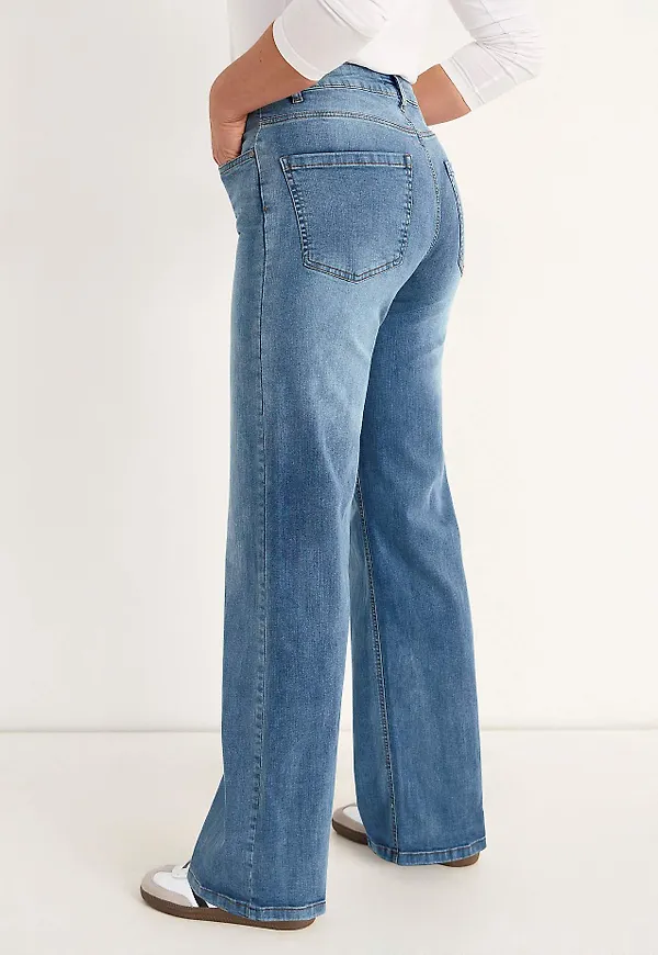 Vida, långa jeans med hög midja Renata