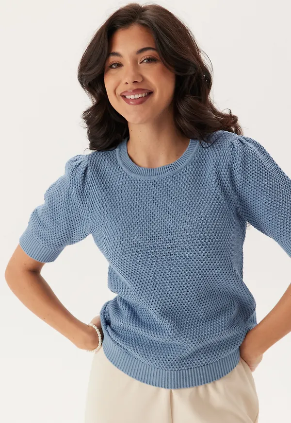 Vidalo O-Neck S/S knit top