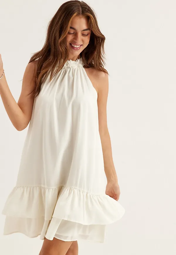 Vidolly Halterneck Short Dress