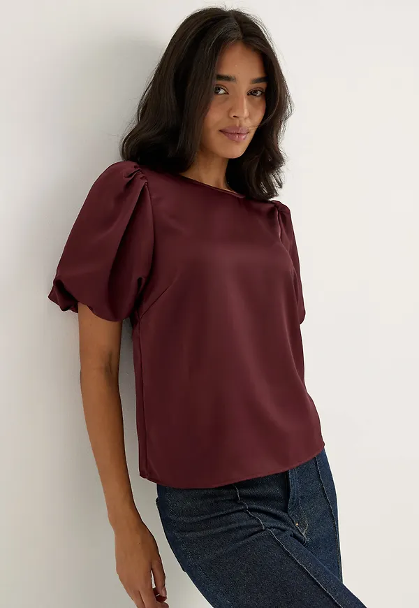 Viellette 2/4 SATIN PUFF TOP