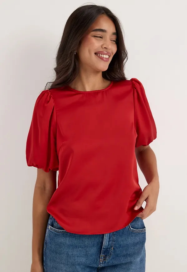 Viellette 2/4 SATIN PUFF TOP