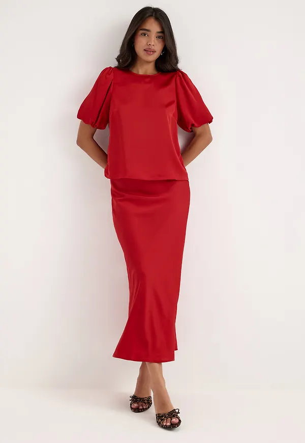 Viellette Hw Midi Skirt
