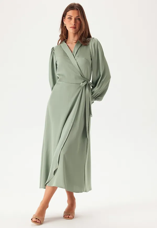 Vienna Ravenna L/S Ankle Wrap Dress