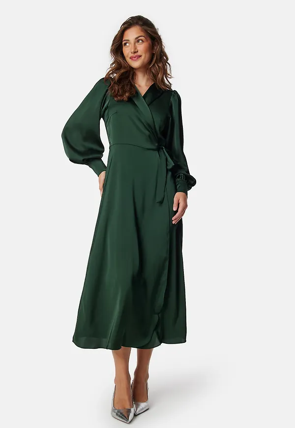 Vienna Ravenna L/S Ankle Wrap Dress