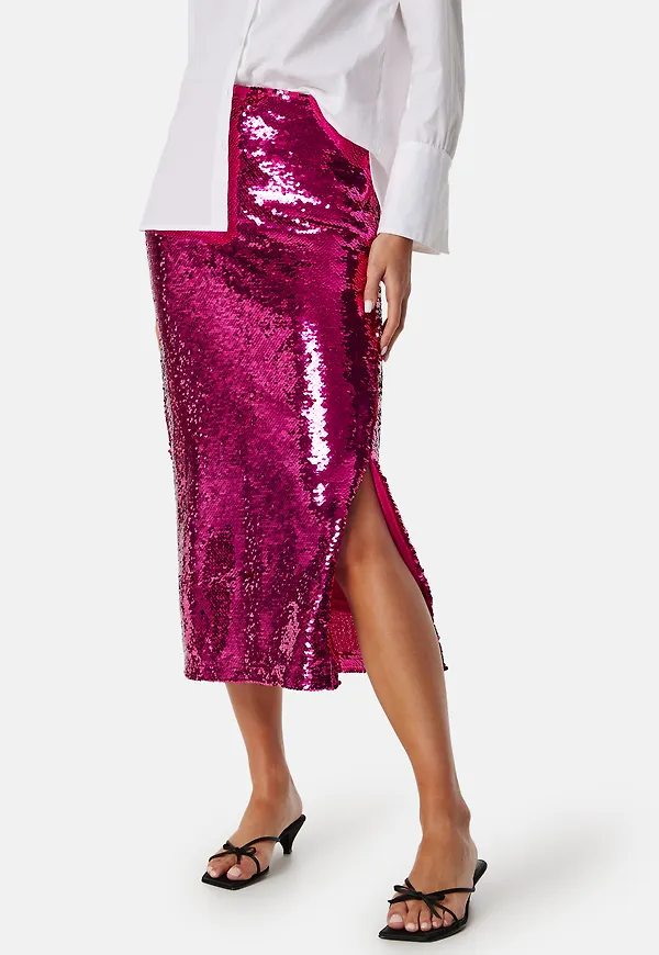 Vietta midi sequin skirt
