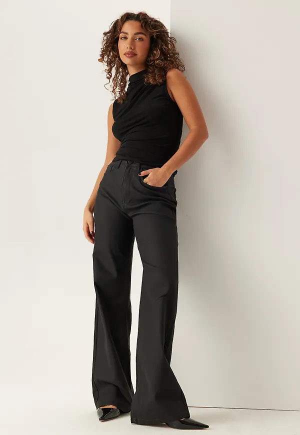 Vifreya Hw Coated Wide Jeans
