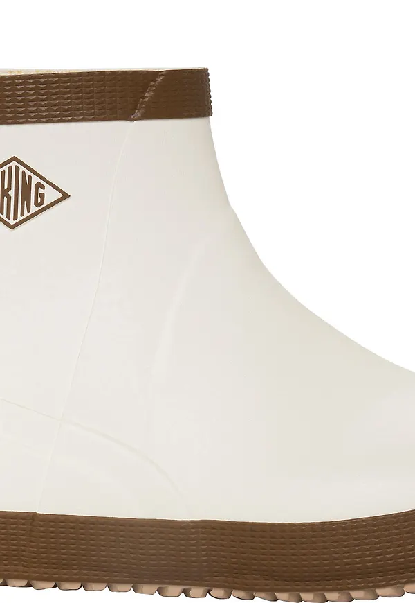 Viking Footwear Seilas Heritage Low Rubber Boot Cream/brown