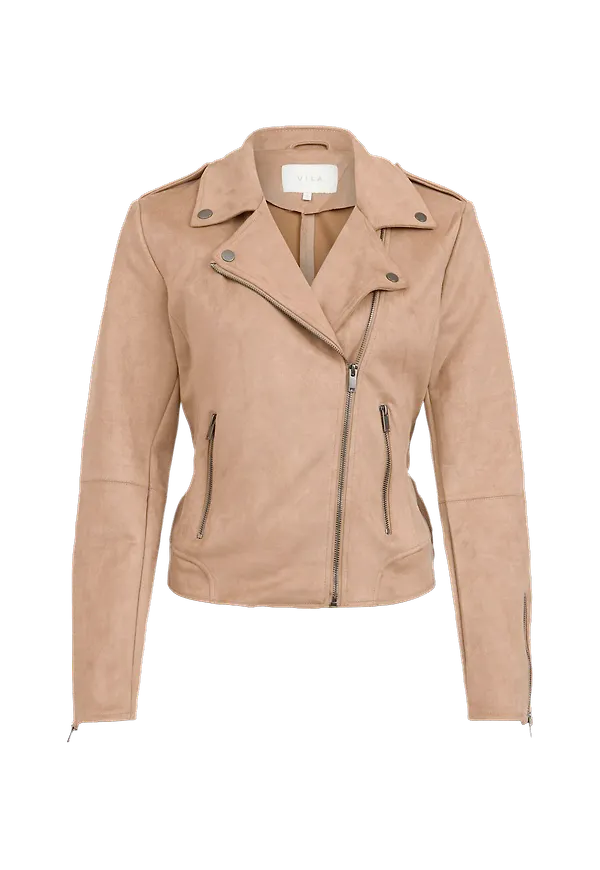 Vila - Bikerjacka viFaddy Jacket - Brun