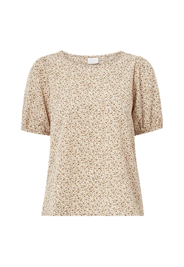Vila - Blus viBibo S/S Top - Vit