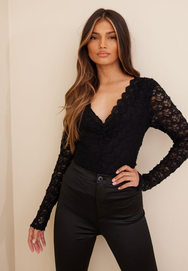 Vila - Bodys - Vilark L/S Bodystocking - Toppar - bodys