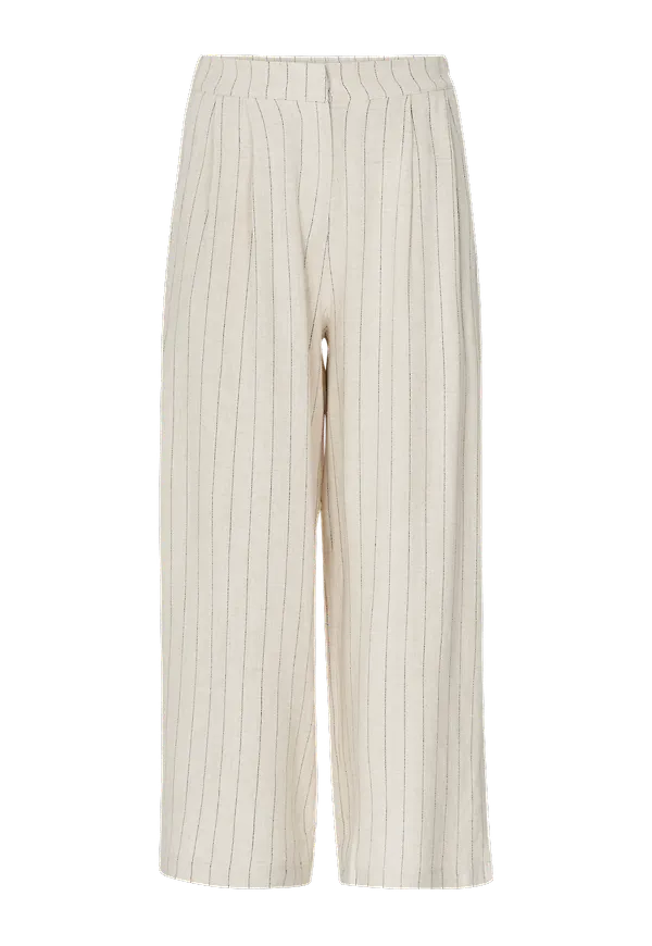 Vila - Byxa viKulia HW Cropped Pants - Beige