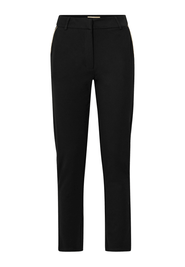 Vila - Byxor viClass Piping RW Pant - Svart