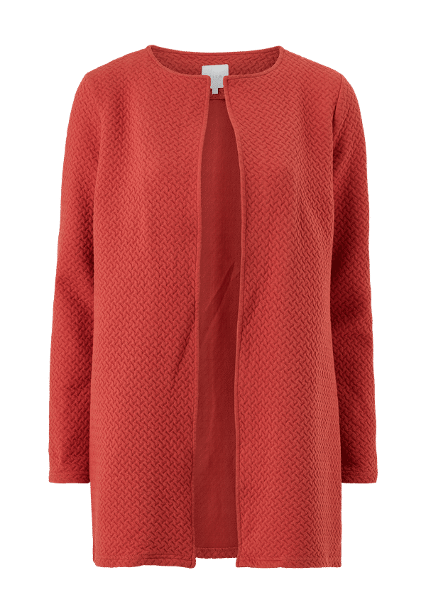 Vila - Cardigan ViNaja New Long Jacket - Röd