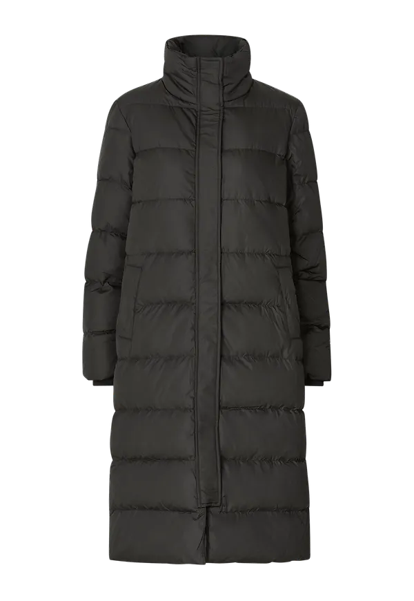Vila - Dunkappa viCamisa New Down Jacket - Svart - 44