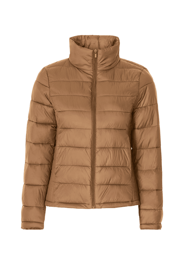 Vila - Jacka viSibiria L/S New Quilted Jacket - Brun