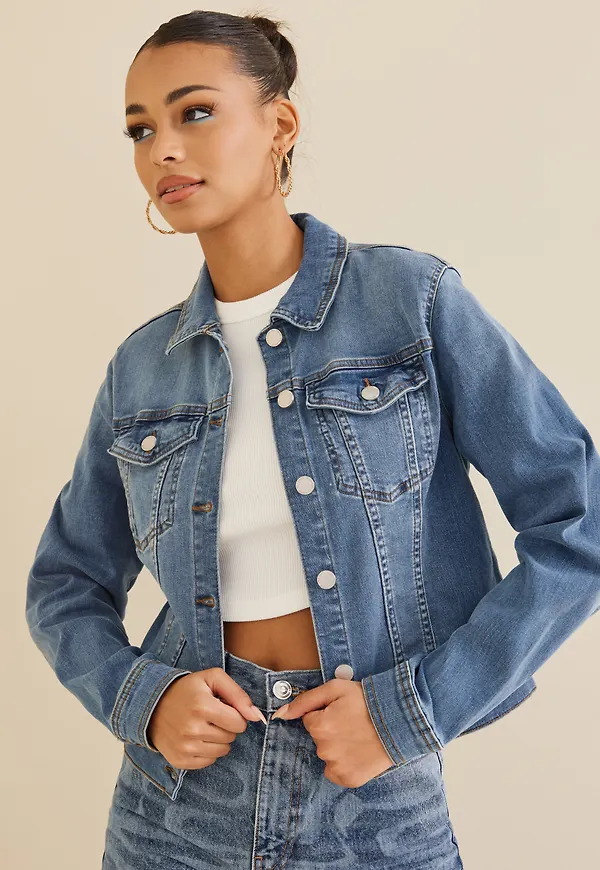 Vila - Jeansjackor - Vineed It L/S Denim Jacket Mbd - No - Jackor - denim jackets