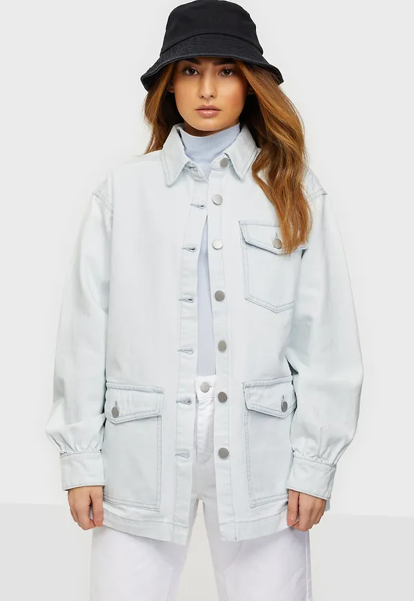Vila - Jeansjackor - Visophia Jacky Denim Jacket - Jackor - denim jackets