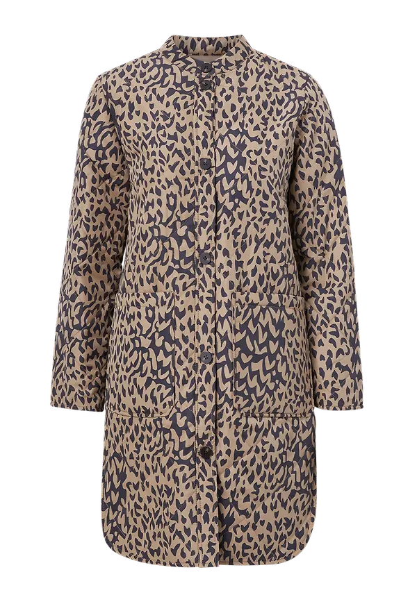 Vila - Kappa viLica Quilted Long Jacket - Brun - 38