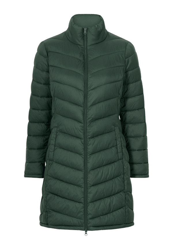 Vila - Kappa viSibiria New Long Jacket - Grön