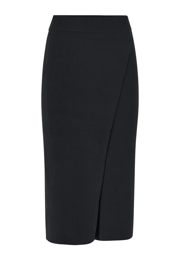 Vila - Kjol viMarla HW Pencil Knit Skirt - Svart