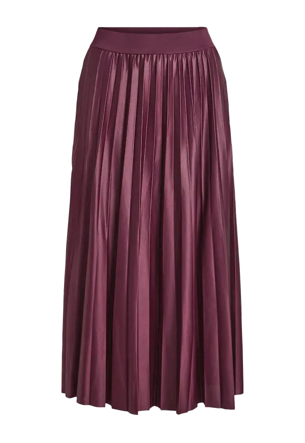 Vila - Kjol viNitban Skirt - Röd
