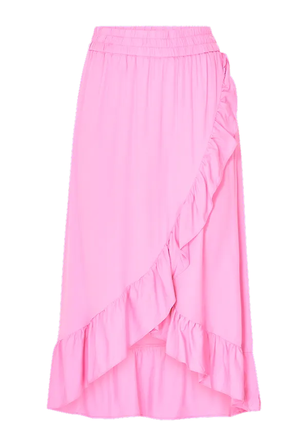 Vila - Kjol viVero HW Flounce Skirt - Rosa