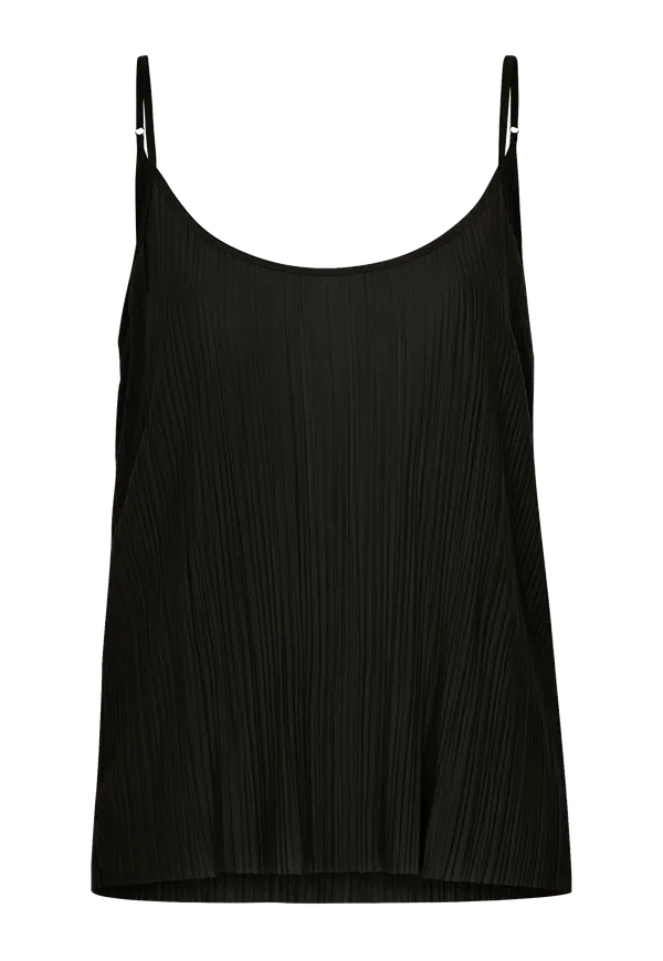 Vila - Linne viPlisa Singlet - Svart