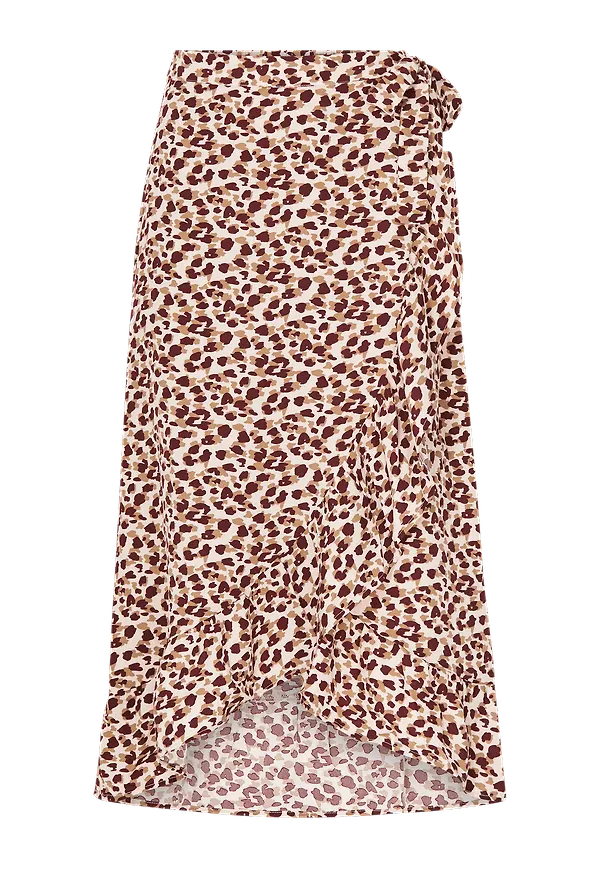 Vila - Omlottkjol viWally Wrap Skirt - Beige