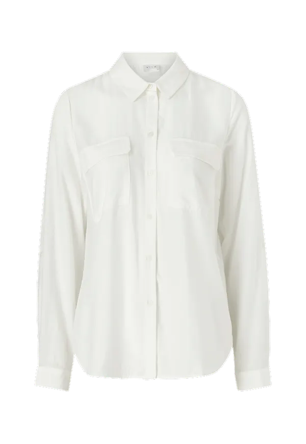 Vila - Skjorta viThoma L/S Shirt - Vit