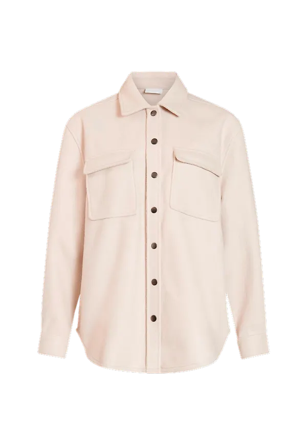 Vila - Skjortjacka viTrixa L/S Jacket - Natur