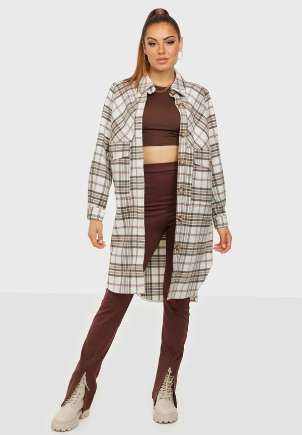 Vila - skjortjackor - Vibira Check Shacket/Pb - Jackor