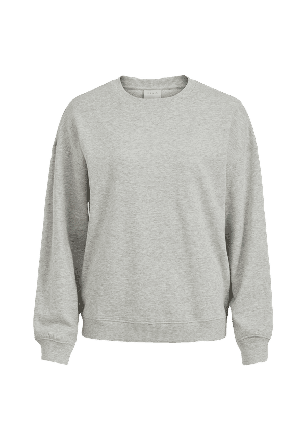 Vila - Sweatshirt viMusty L/S Sweat Shirt - Grå