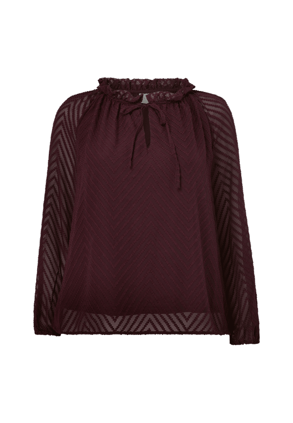 Vila - Topp viMicci L/S Top - Röd