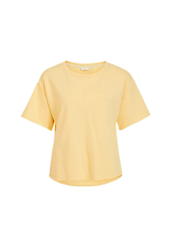 Vila - Topp viNami Boat Neck 2/4 Sweat Top - Gul
