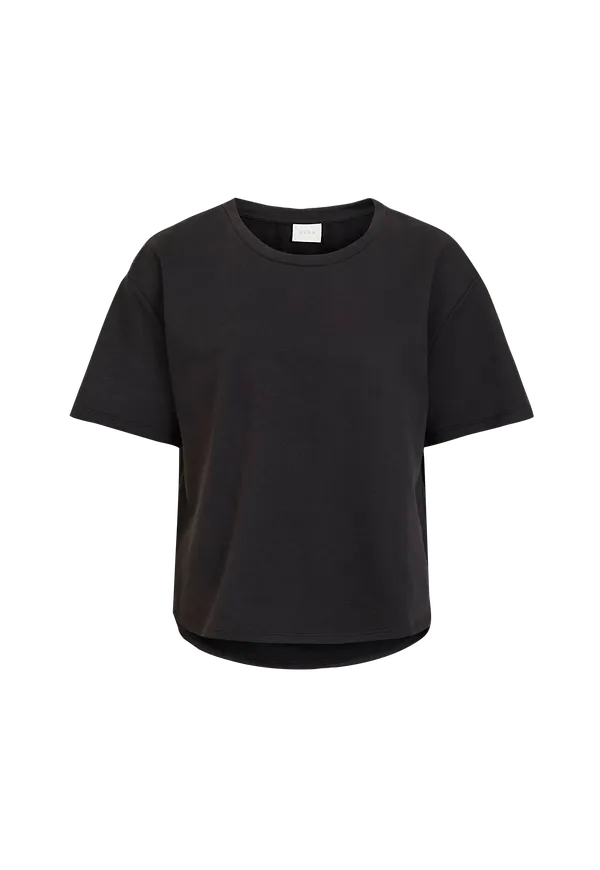 Vila - Topp viNami Boat Neck 2/4 Sweat Top - Svart