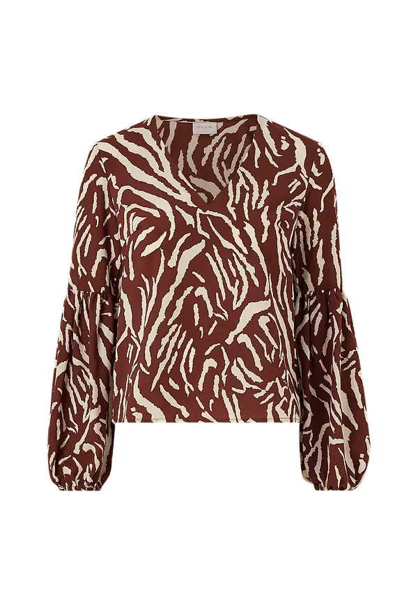 Vila - Topp viSulla L/S Top - Brun