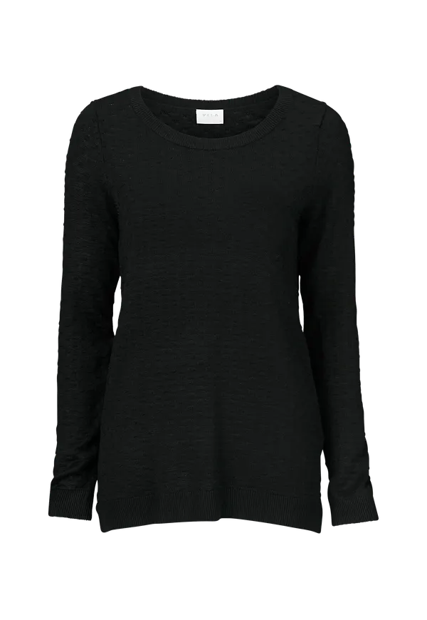Vila - Tröja viSarafina Knit - Svart